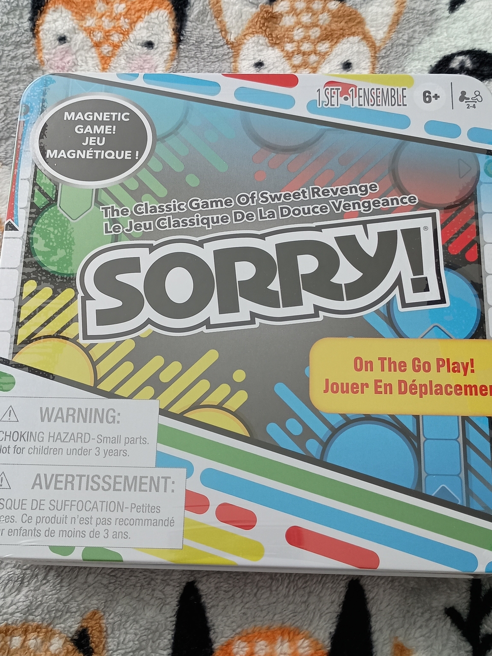 NEW 'Sorry!' The Classic Game of Sweet Revenge! * Magnetic On The Go Travel *